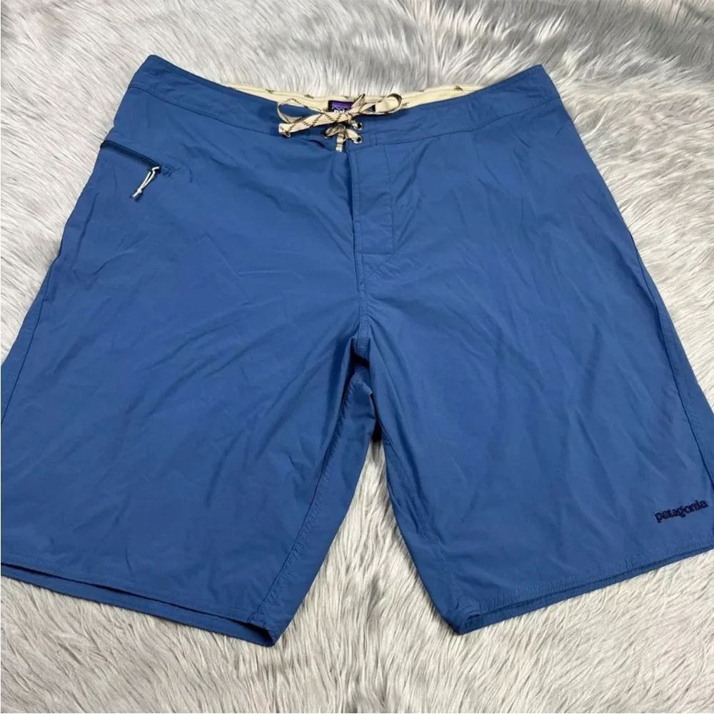 Patagonia Mens Wavefarer Board Shorts Blue Size 38